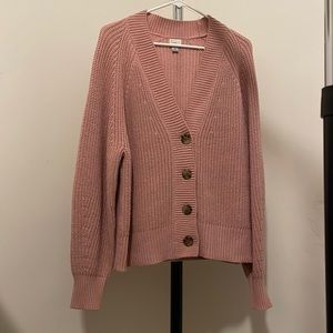 Button-Front Cardigan